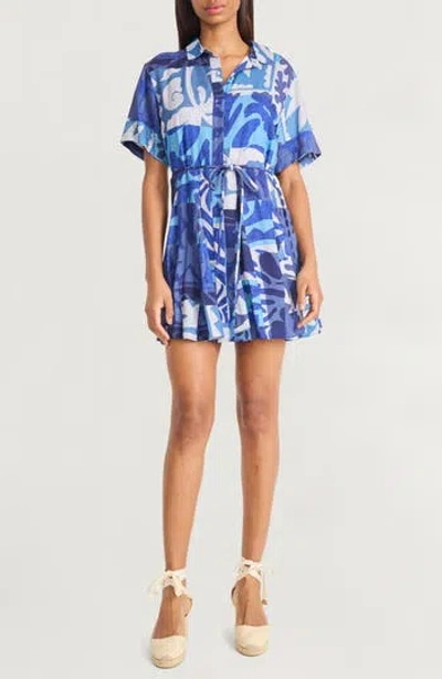 The Good Journey Short Sleeve Shirtdress