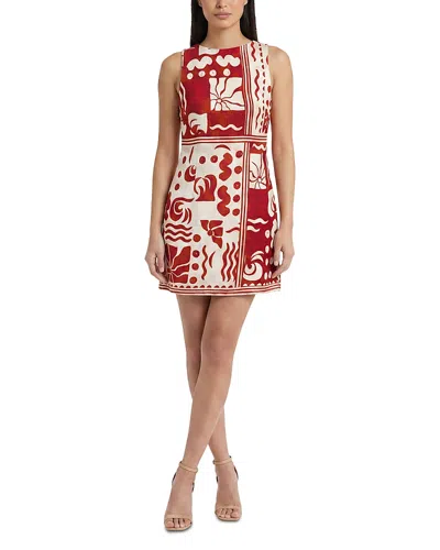 The Good Journey Sleeveless Mini Dress In Red