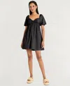 The Good Journey Short Poplin Dress