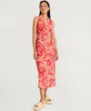 The Good Journey Sleeveless Shirtdress In Pink