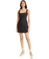 The Good Journey Square Neck Linen Blend Minidress
