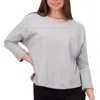 The Good Tee Relaxed Fit Eco-batwing Tee In Grey