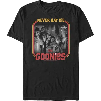 The Goonies Group Shot  Graphic T-shirt In Black