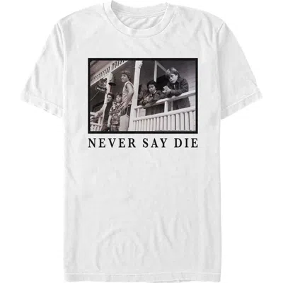 The Goonies Never Say Die Photo  Graphic T-shirt In White