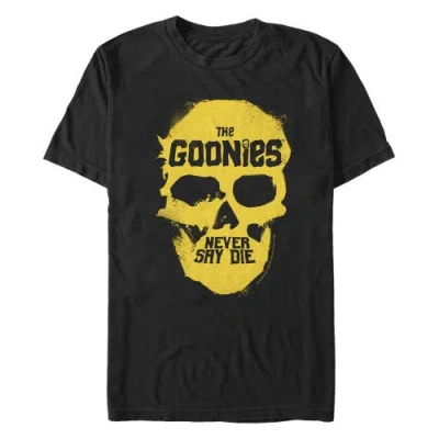 The Goonies Never Say Die Skull  Graphic T-shirt In Black