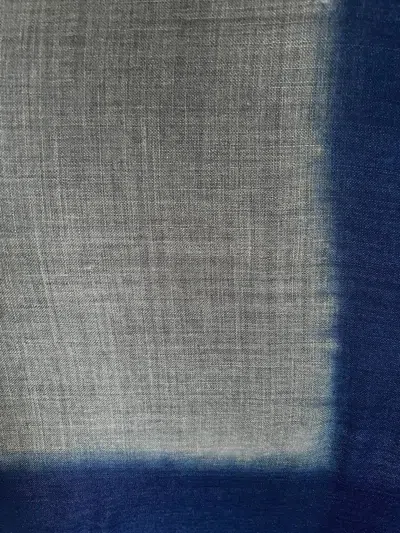 The Gray Crab Women's Silk Wool Scarf In Grey Blue