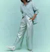 The Great - Sculpted Trouser In Silver
