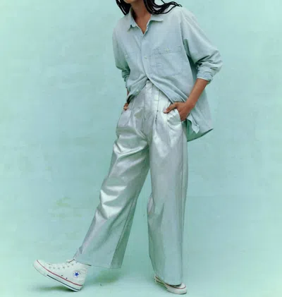 The Great - Sculpted Trouser In Silver