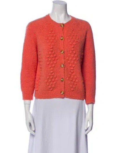Pre-owned The Great Alpaca Crew Neck Sweater In Orange