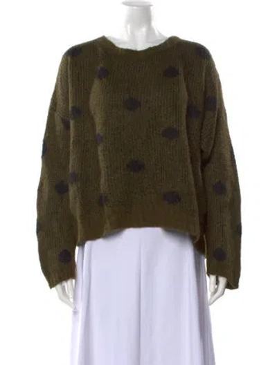 Pre-owned The Great Alpaca Printed Sweater In Neutral