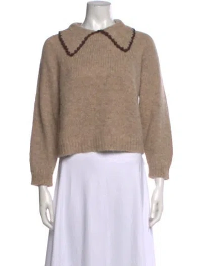 Pre-owned The Great Alpaca Sweater In Neutral