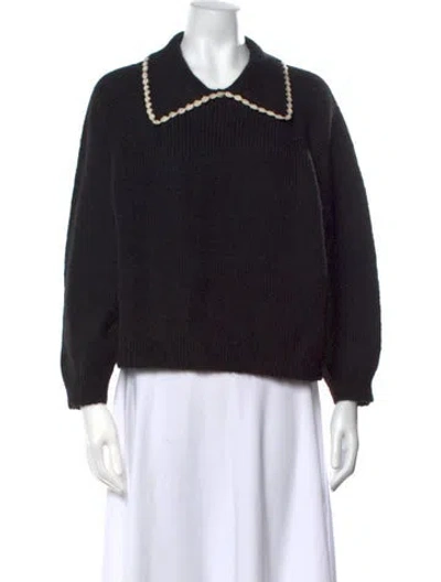 Pre-owned The Great Alpaca Sweater W/ Tags In Black