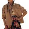 The Great Arizona Shirt Jacket In Desert Fatigue In Brown