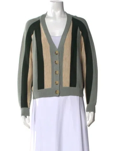 Pre-owned The Great Baby Alpaca Striped Sweater In Gray