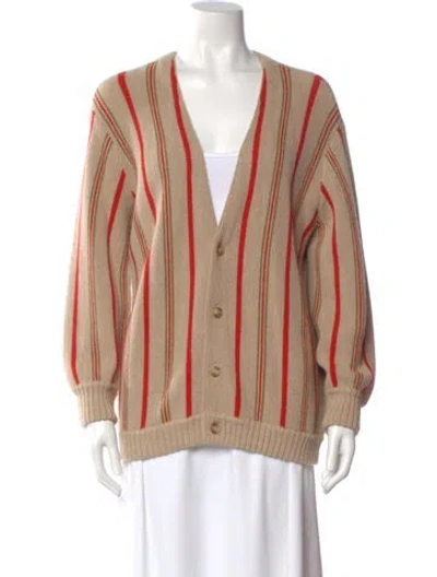 Pre-owned The Great Baby Alpaca Striped Sweater In Neutral