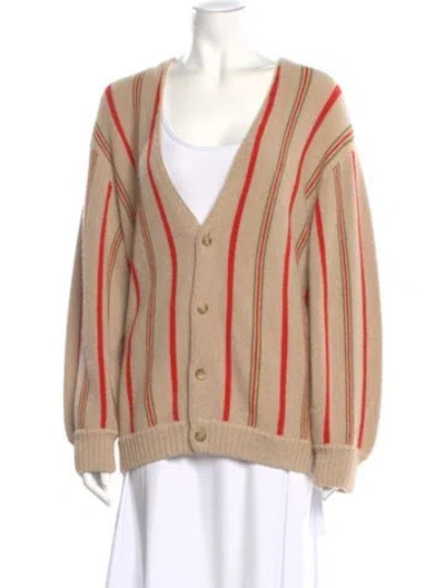 Pre-owned The Great Baby Alpaca Striped Sweater In Neutral