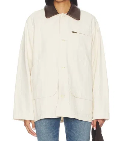 The Great Barn Jacket In Natural In White