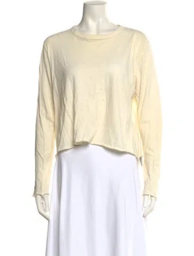 Pre-owned The Great Bateau Neckline Long Sleeve Sweatshirt In Neutral