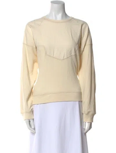 Pre-owned The Great Bateau Neckline Long Sleeve Sweatshirt W/ Tags In Neutral