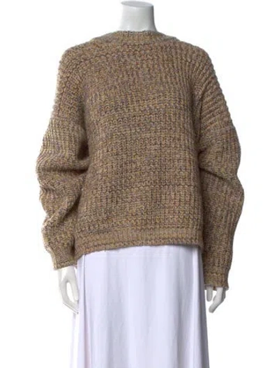 Pre-owned The Great Bateau Neckline Sweater In Neutral