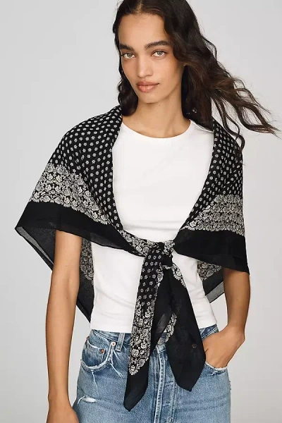 The Great Big Bandana Scarf In Black