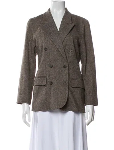 Pre-owned The Great Blazer In Gray