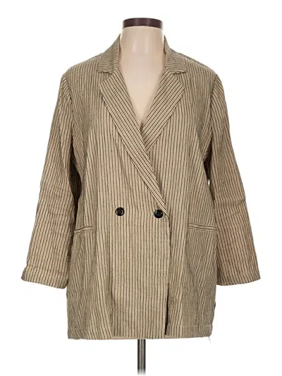 Pre-owned The Great Blazer Jacket In Tan
