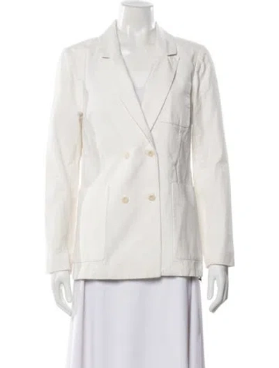 Pre-owned The Great Blazer In White