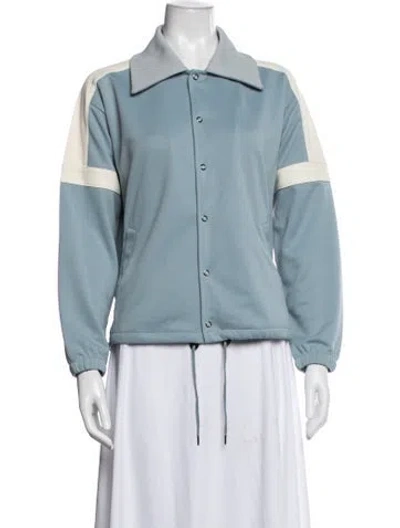 Pre-owned The Great Bomber Jacket In Blue