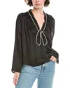 The Great Bow Tie Top In Black