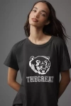 The Great Boxy Crew-neck Bear Graphic Tee In Black