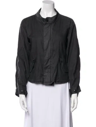 Pre-owned The Great Brigade Zipup Jacket Biker Jacket In Gray