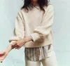 The Great Bubble Pullover In Pearl In Beige