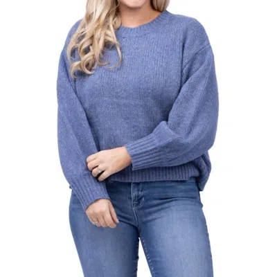 The Great Bubble Pullover In Riverbed In Blue