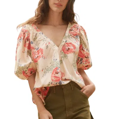 THE GREAT BUNGALOW TOP IN ECHO ROSE PRINT