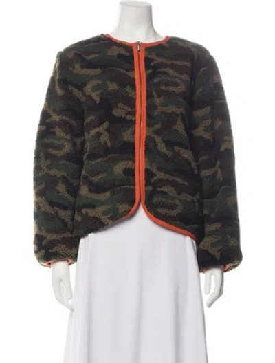 Pre-owned The Great Camouflage Print Jacket In Multicolor
