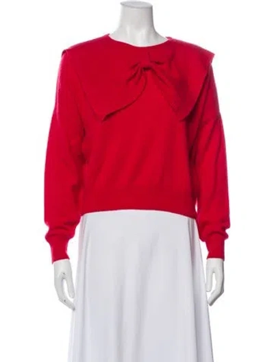 Pre-owned The Great Cashmere Crew Neck Sweater In Red