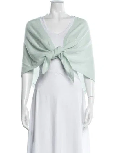 Pre-owned The Great Cashmere Shawl In Green