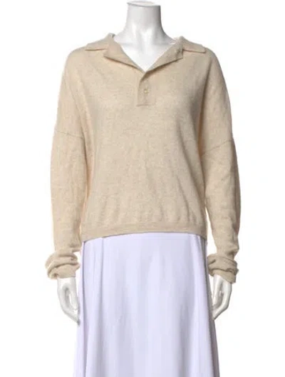 Pre-owned The Great Cashmere Sweater In Neutral