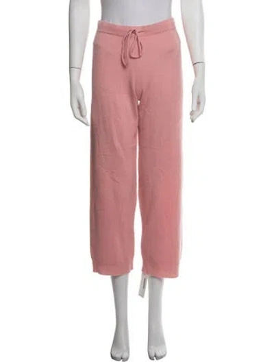 Pre-owned The Great Cashmere Sweatpants In Pink
