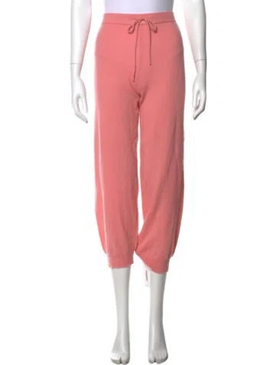 Pre-owned The Great Cashmere Wide Leg Pants In Pink