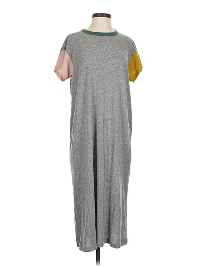 Pre-owned The Great Casual Dress In Gray
