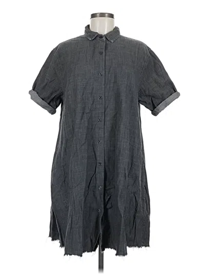 Pre-owned The Great Casual Dress In Gray
