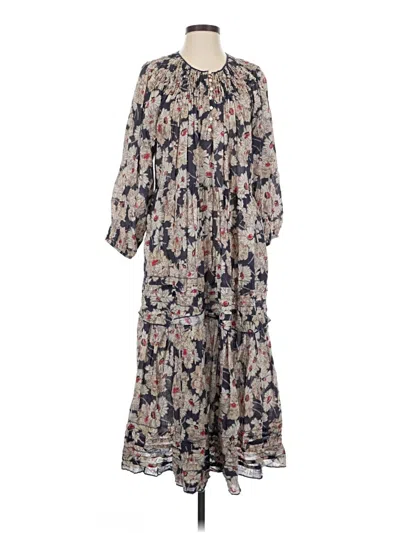 Pre-owned The Great Casual Dress In Gray