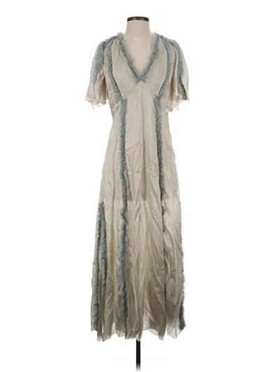 Pre-owned The Great Casual Dress In Gray
