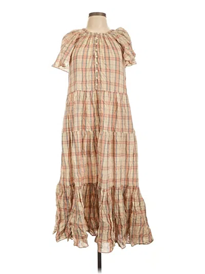 Pre-owned The Great Casual Dress In Tan