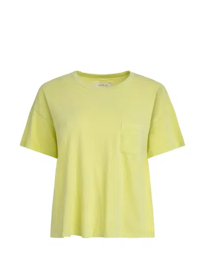 The Great Chest-pocket Drop-shoulder T-shirt In Yellow
