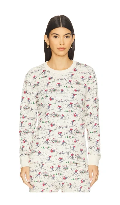 The Great Classic Crew Thermal In Slopeside Print