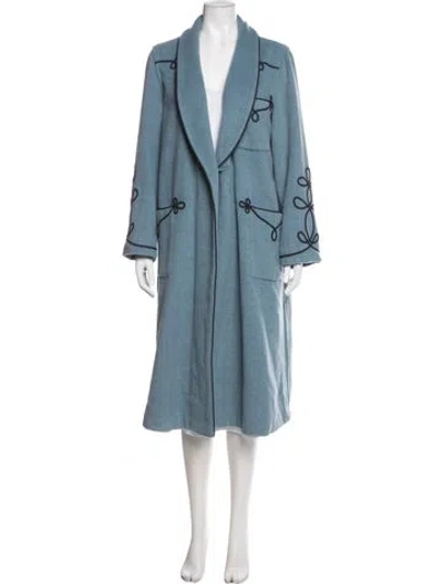 Pre-owned The Great Coat In Blue