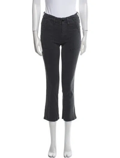 Pre-owned The Great Corduroy Straight Leg Pants In Gray